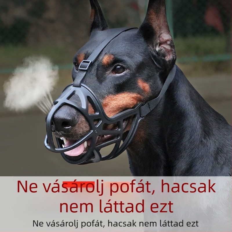 Kutyaszájkosár – harapás elleni, ugatás elleni és rágás elleni kontroll – készlet