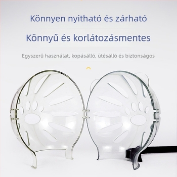 Maszkok - Átlátszó műanyag macska fejfedő háziállatok számára, 60 darabos készlet, márka Zhen Qi Meow, licencelt magáncímke