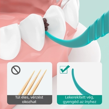 RAOYI antibakteriális interdental floss pálcikák, egyszer használatos műanyagból, 50 darabos doboz