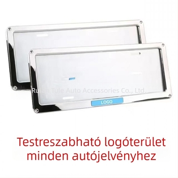 Rendszámtábla keret, rozsdamentes acélból, motorháztető-típusú, Fülöp-szigeteki autóhoz, modell TM-RB-19