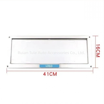 Rendszámtábla keret, rozsdamentes acélból, motorháztető-típusú, Fülöp-szigeteki autóhoz, modell TM-RB-19