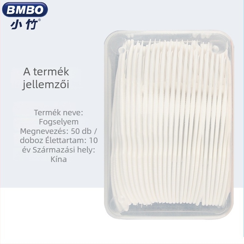 Fogpiszkáló, ezüst színű, újrahasználható, 30–50 darab/csomag, 58 g