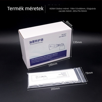 Fogászati olajköd védő tasak - higiéniai izoláció felnőtteknek, nettó 25 g, márka Heli, 10 csomag dobozonként