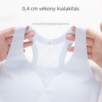 Lányoknak tervezett varrás nélküli sportmelltartó, lélegző, teljes kosár, merevítő nélkül, Y-alakú vállpántok, fejlődő tinédzserek számára