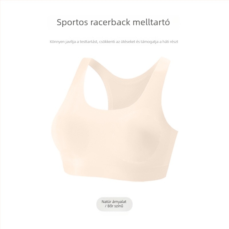 Lányoknak tervezett varrás nélküli sportmelltartó, lélegző, teljes kosár, merevítő nélkül, Y-alakú vállpántok, fejlődő tinédzserek számára