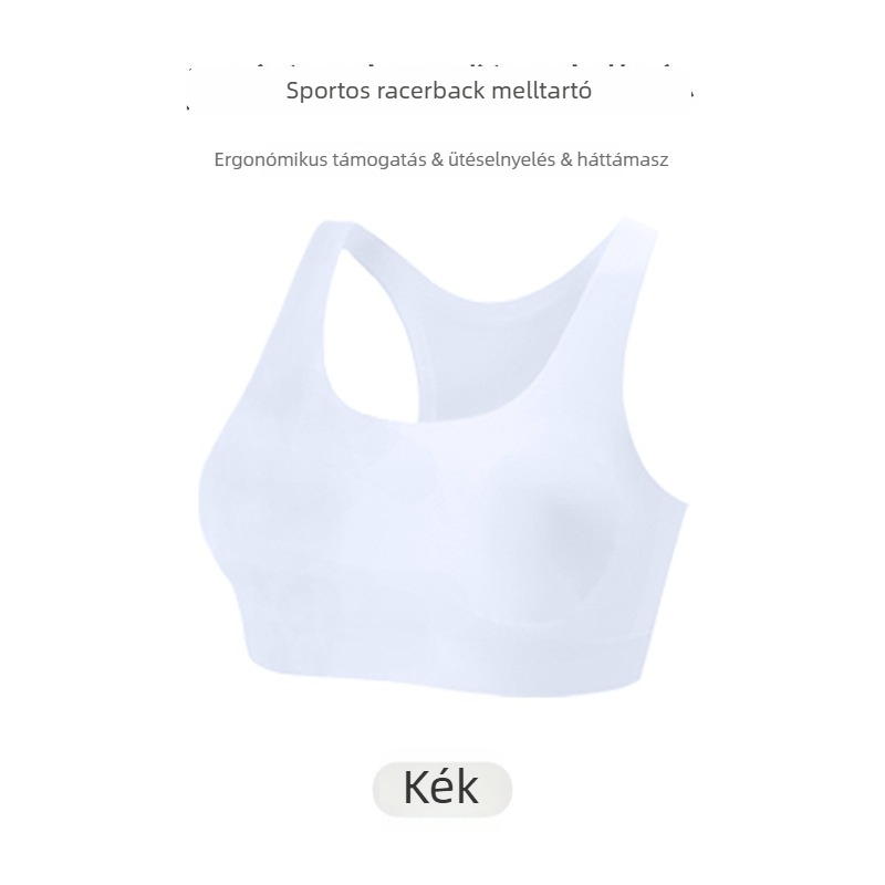Lányoknak tervezett varrás nélküli sportmelltartó, lélegző, teljes kosár, merevítő nélkül, Y-alakú vállpántok, fejlődő tinédzserek számára