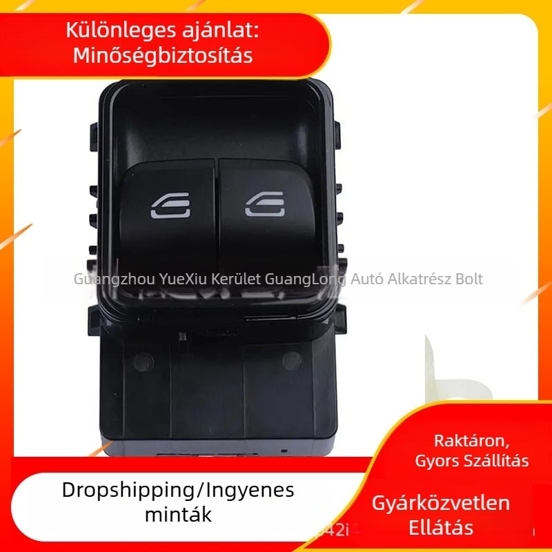 Mercedes-Benz ablakemelő kapcsoló 9079058902, 24V, emelési idő 0,2 s, élettartam 99