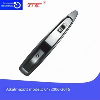 Elektromos ablakemelő kapcsoló ABS 12V 6554HF Citroën C4-hez (2006-2016)