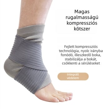 Bokaszalagvédő kötött pánttal – nylon anyagból, alkalmas kosárlabdára, futballra és tollaslabdára