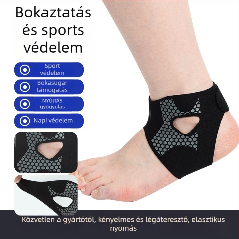 Vékony sport boka merevítő — Spandex anyag, kosárlabda és futás, boka védelem, sérülés utáni felépülés