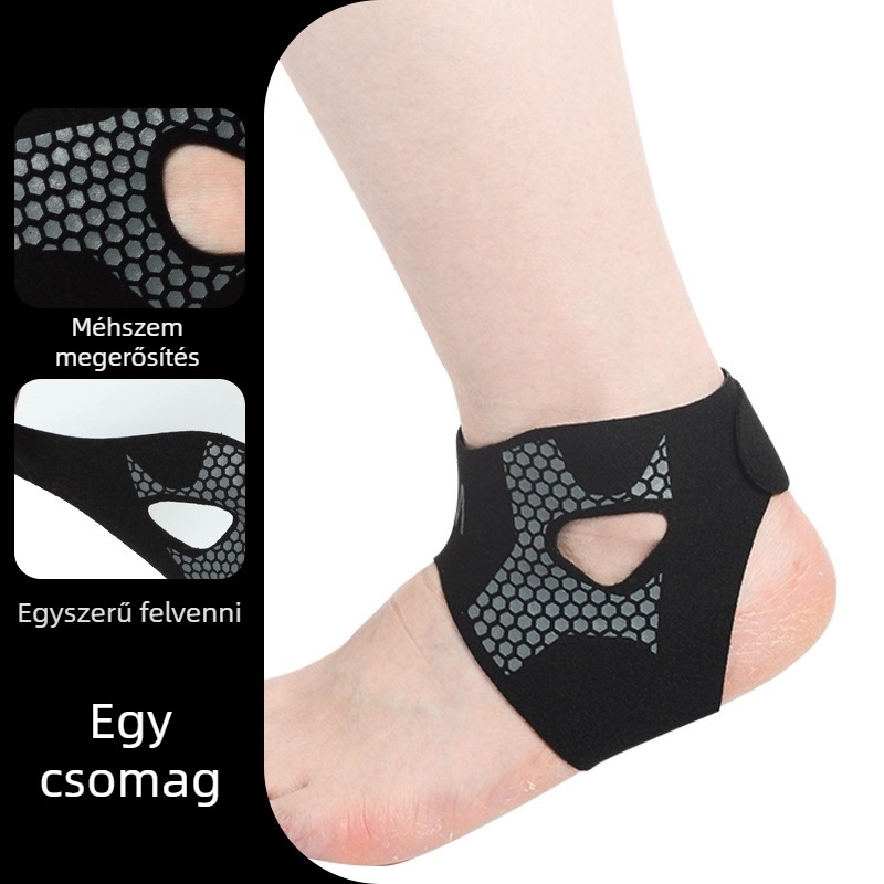 Vékony sport boka merevítő — Spandex anyag, kosárlabda és futás, boka védelem, sérülés utáni felépülés