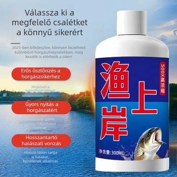 Magas koncentrációjú folyékony halattraktáns – adalék vadvízi horgászatra