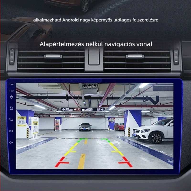 AHD hátulról nézet kamera fisheye lencsével, 720P, 12V, 90° állítható szög, CVBS