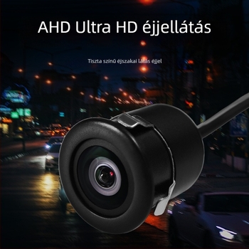 Autóhátsó kamera - HD 720P (AHD), éjszakai látás, vízálló, 170° széles látószög, 12V tápegység