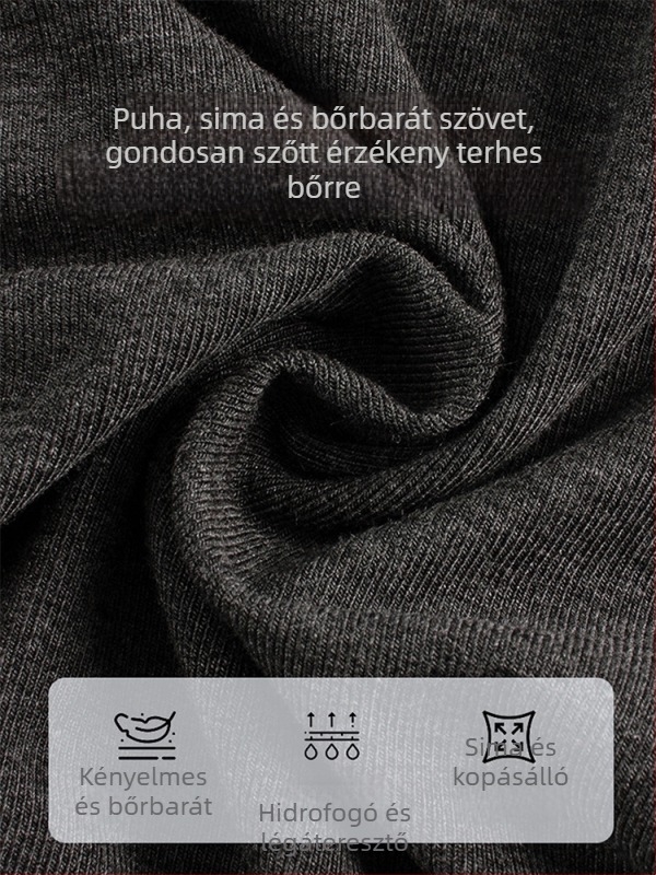 Anyasági hosszú nadrág fleece-beléssel - 95% viszkóz, laza szabás, magas elasztikusság, őszi modell 2025