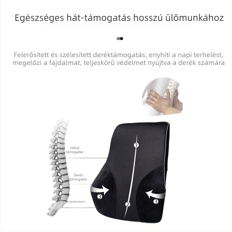 Memóriahabos párna plüss huzattal, egyszínű, összefonódó szövés, modern egyszerűség