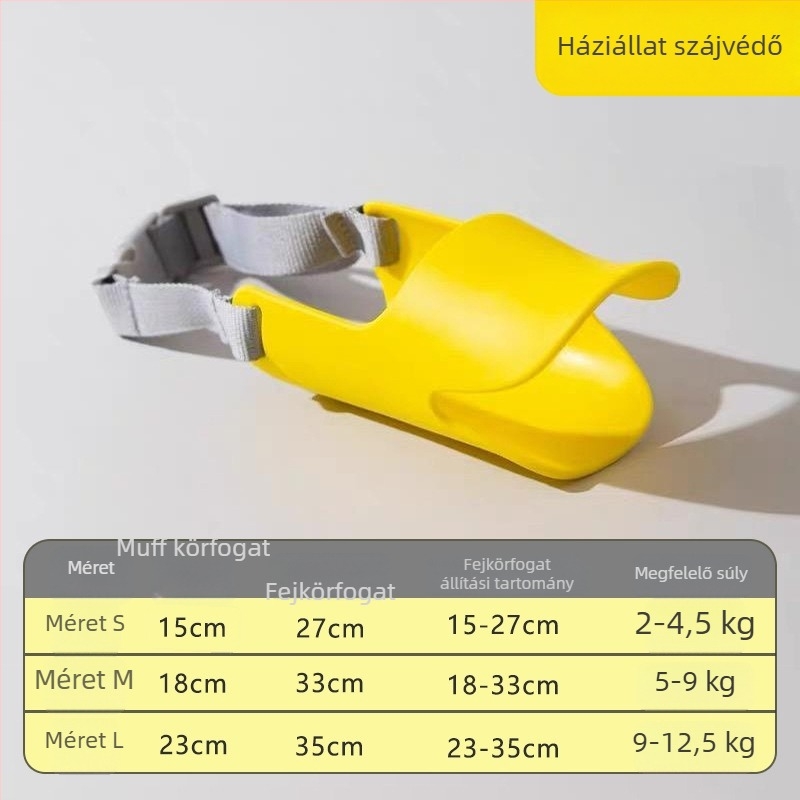 Duckbill kutya-múzz CWYP-GG744 kistestű kutyáknak – harapás elleni, harapásvédő fedél, nem importált, határokon át exkluzív ellátás