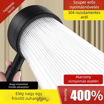 SUS304 rozsdamentes acél nyomás alatti zuhanyfej eső funkcióval, CE EU tanúsítvány