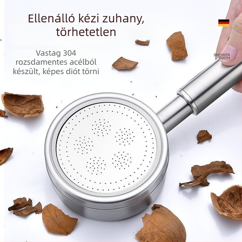 SUS304 rozsdamentes acél nyomás alatti zuhanyfej eső funkcióval, CE EU tanúsítvány