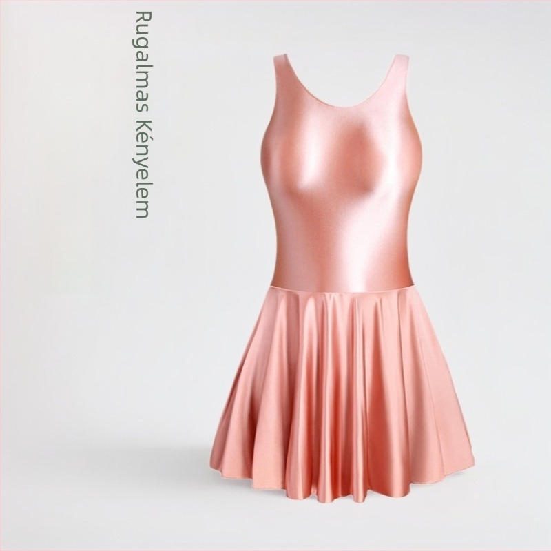 Női táncruha - Spandex anyag (80%), Milk Silk bélés (80% poliészter); alkalmas balett, latin tánc, néptánc és társastánc.