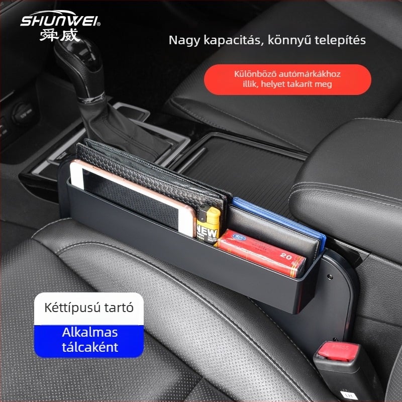 Hátsóüléshez való kis asztal - ABS, Shun Wei, Storage Rack modell, a szék háttámlájához.