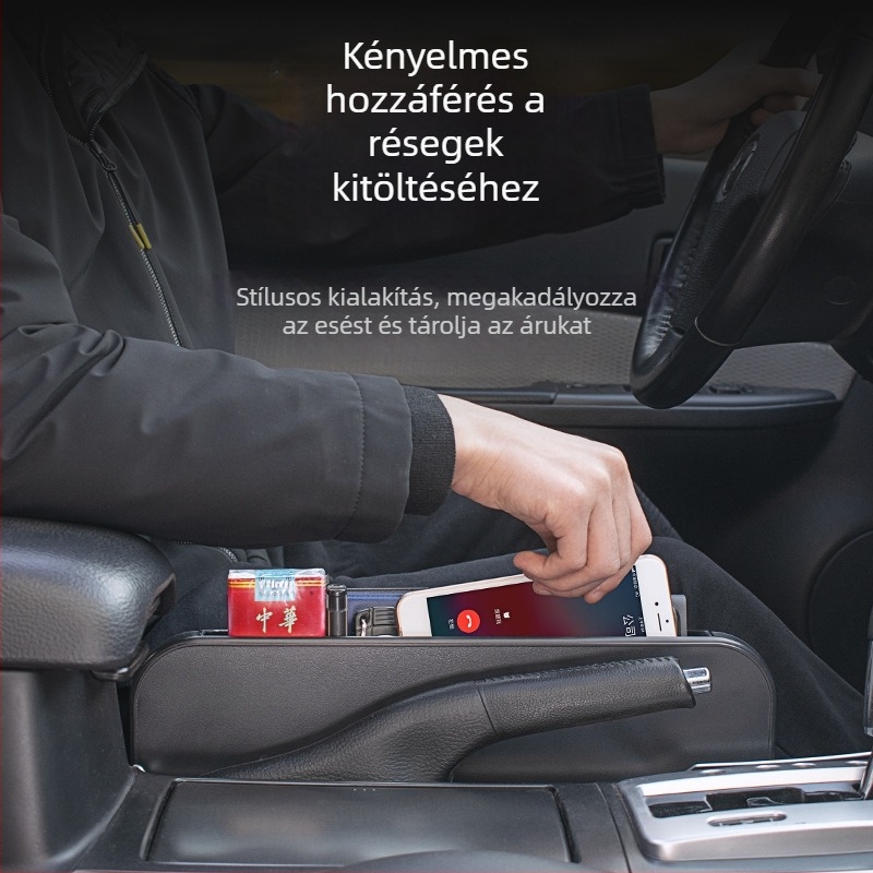 Hátsóüléshez való kis asztal - ABS, Shun Wei, Storage Rack modell, a szék háttámlájához.