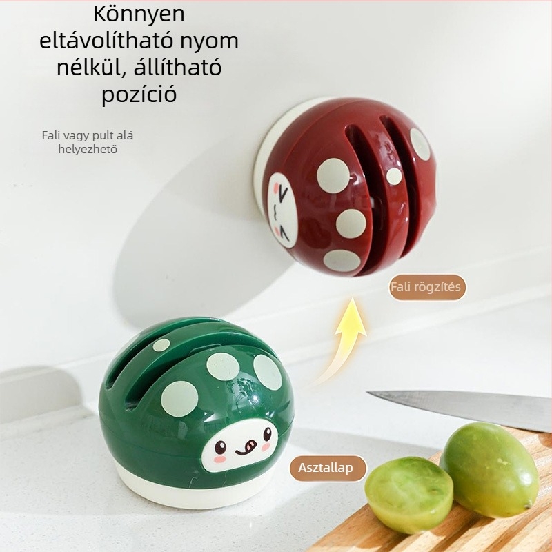 Yushi késélező ABS testtel és szívókoronggal, modern minimalista kialakítás