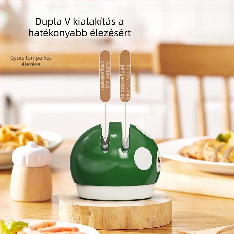 Yushi késélező ABS testtel és szívókoronggal, modern minimalista kialakítás