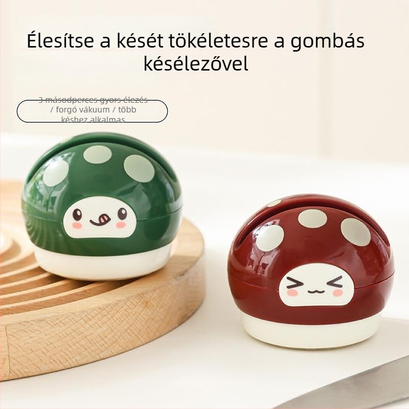 Yushi késélező ABS testtel és szívókoronggal, modern minimalista kialakítás