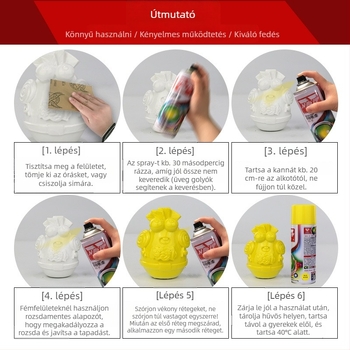 Wesley Kézi Spray Festék - Karcolásjavító toll autókhoz és kerékpárokhoz, Önfestés