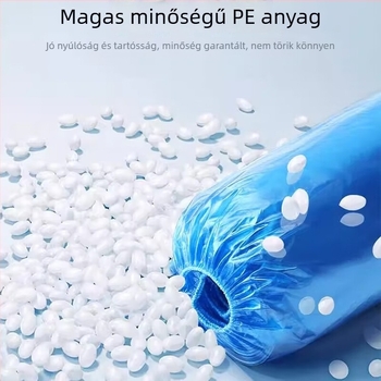 Egyszer használatos cipővédők beltéri használatra, extra vastag, vízálló, kopásálló, csúszásmentes, műanyagból