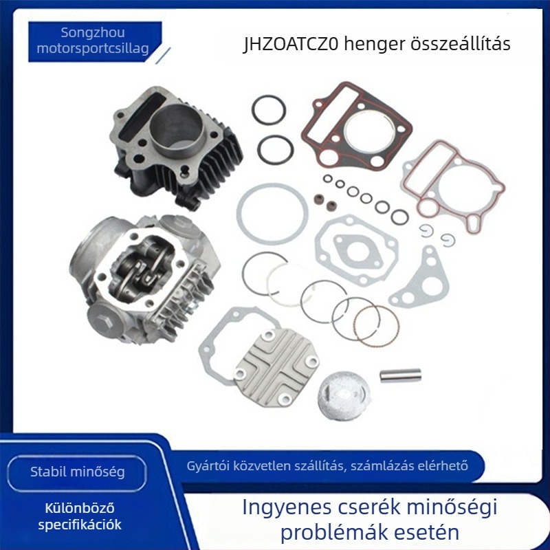 Hengyu JH70 motorkerékpárhenger-összeszerelés Jialinghez – 70cc, egyhengeres