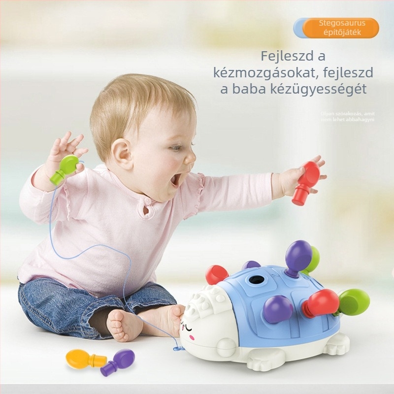 Süni beillesztéses puzzle - műanyag, márka Le again, színes dobozos csomagolás, 4-6 éveseknek megfelelő, fejleszti a finommotorikát és a kéz-szem koordinációt