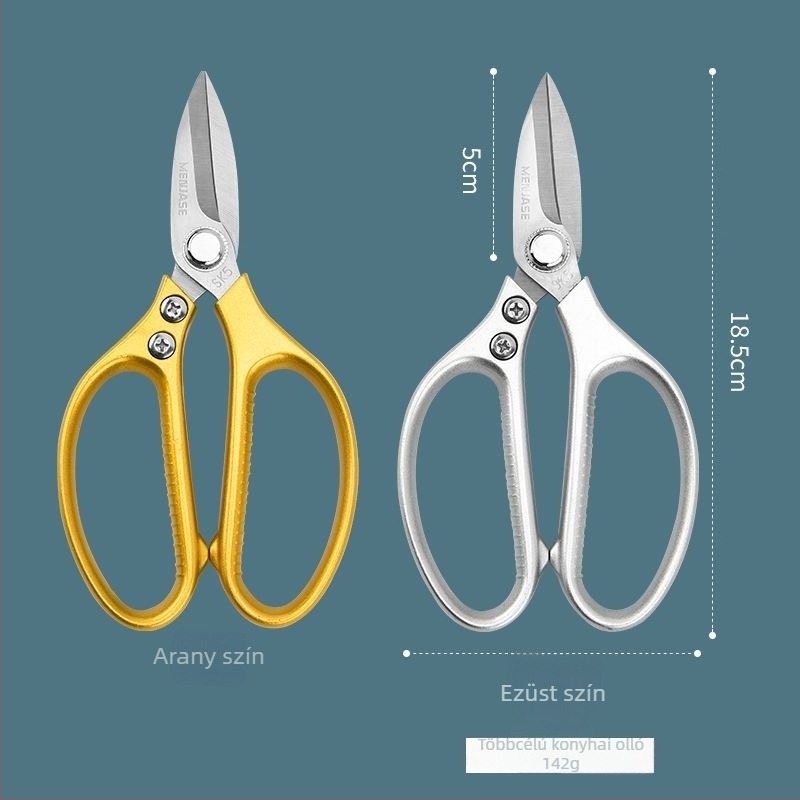 Konyhai olló rozsdamentes acélból, teljes acélszerkezet, otthoni használatra, testreszabható, modern minimalista stílus