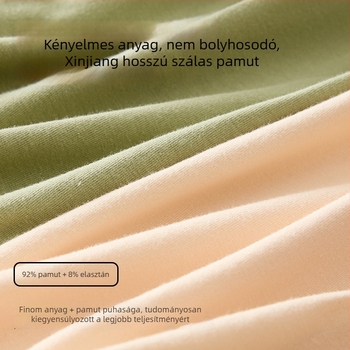 Pamut alapréteg hosszú ujjú felső, kerek nyakú, 90–95% pamut, 181–200 g/m² középvastagság