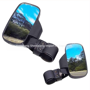 GOOFIT UTV terep jármű visszapillantó tükör csere készlet, négyzet alakú tükör, pozitív fogakkal rögzítés, modell UTV-Q004