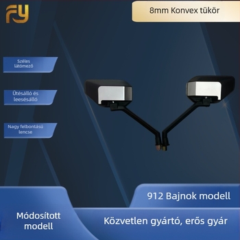 Hátsó nézet tükör 912, sík tükör, tükranyag PP, motorosok és elektromos járművek számára