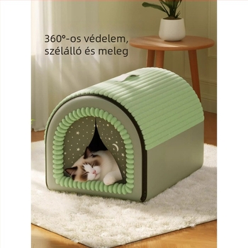 Kutyaház és háziállat-fészek — mosható PP pamutból, összeszerelés nélkül, minden évszakban használható
