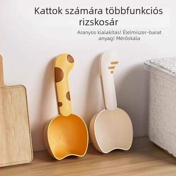 Telford Macska étel mérőkanál hosszú nyele, PP anyag