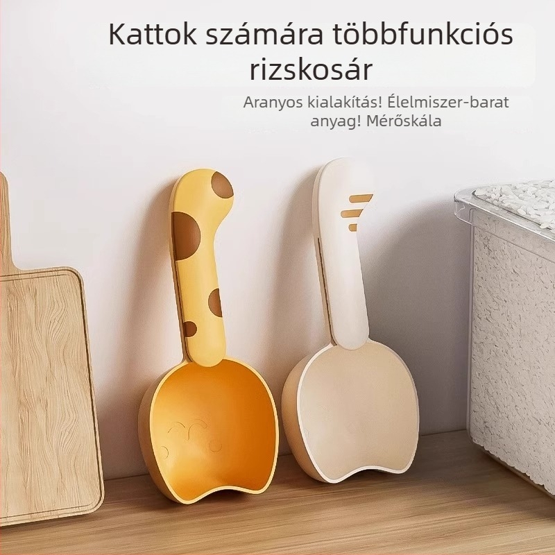 Telford Macska étel mérőkanál hosszú nyele, PP anyag