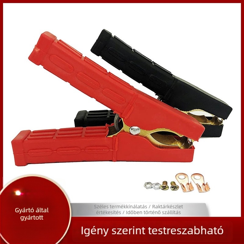 BC-T3 Réz Akkumulátor Klipsz Autóhoz – Krokodil Klipsz Csatlakozó