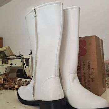 Férfi Martin bakancsok, magas szárú, gumitalpú, meleg fleece bélés, felső rész több anyagból
