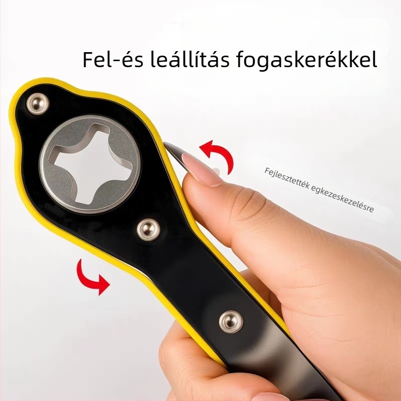 Fáradtságot kímélő kulcs autóemelőhöz, univerzális kézi racsnis kar a pótkerék cseréjéhez