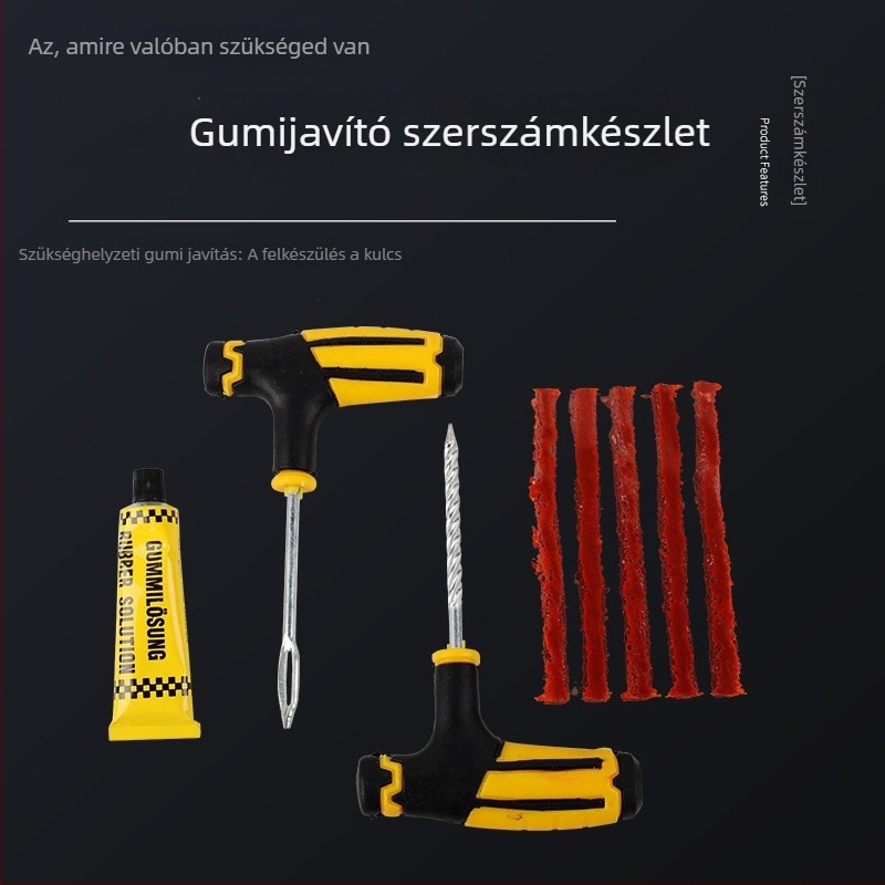 Gumiabroncs javító készlet ragasztóval — Town Head márka, ragasztó anyag, testreszabható feldolgozás, magáncímke lehetőség