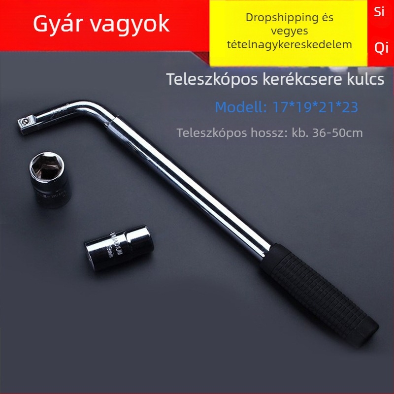 Huiao hajlékony autógumi-szerelő készlet kerékcsere és kerékagy demontálásához - 45# acél