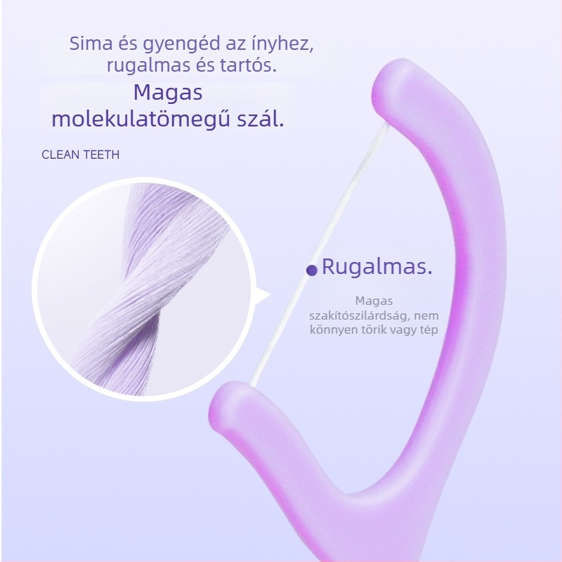 Jian fogselyem – gyümölcsös íz, műanyag, egyszer használatos, 30–50 darab csomagolásonként