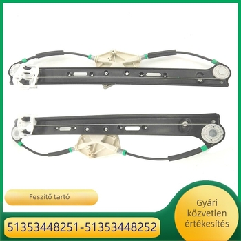 BMW X3 hátsó ajtó ablakemelő tartó - Kazhisheng - 51353448251/51353448252 - Fém