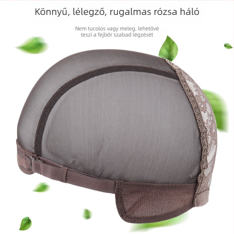 Valódi emberi hajból készült paróka, teljes fejfedés, rövid göndör frizura, középkorú és idősebb nők számára, festhető.