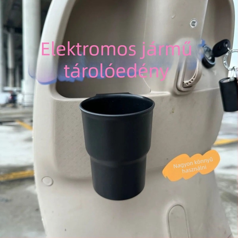 Gépjármű pohártartó és tároló állvány — hajlítható, függő, clipes kialakítás, univerzális kompatibilitás