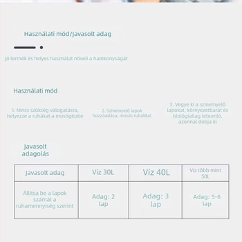 Love Life színátvitel-megakadályozó mosólapok, családi csomag, mosásokhoz vegyes